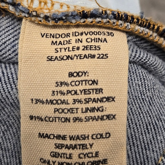 Soft Surroundings Ultimate Denim Pull On Relaxed Shorts Womens 1X Blue Stretch - Picture 3 of 9